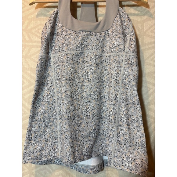 Lululemon Cool Racerback Tank Top Floral Print Yoga Workout Activewear‎ - Picture 8 of 8